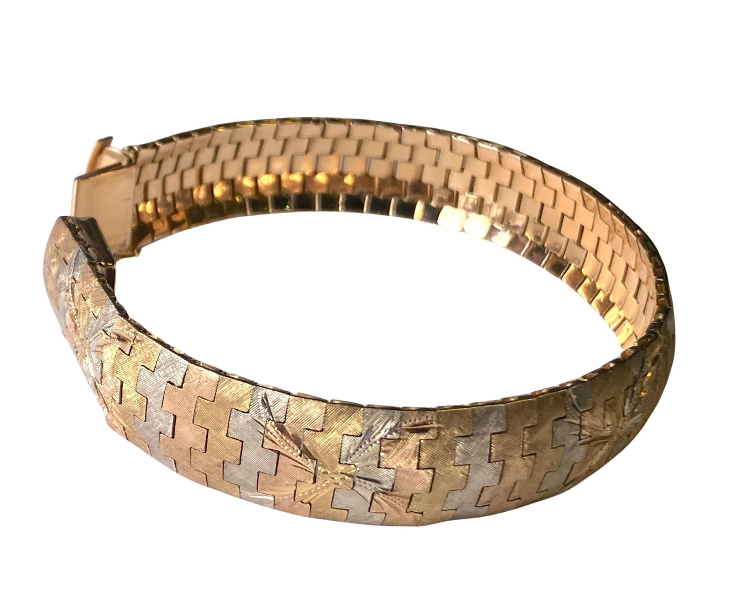 Bracelet trois ors sold by 58 Facettes