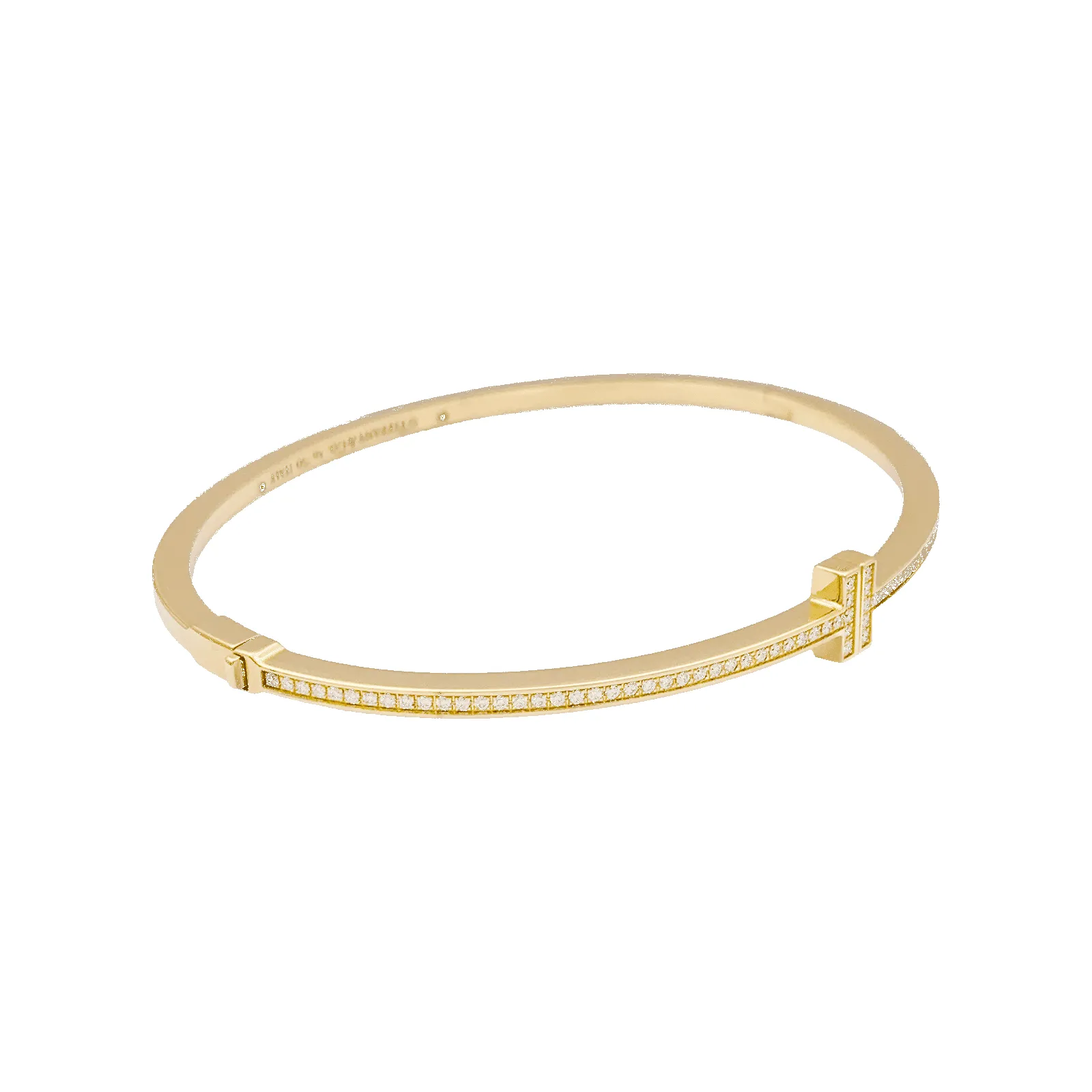 Bracelet Tiffany & Co., "Tiffany T", or jaune, diamants. sold by 58 Facettes product image thumbnail 5