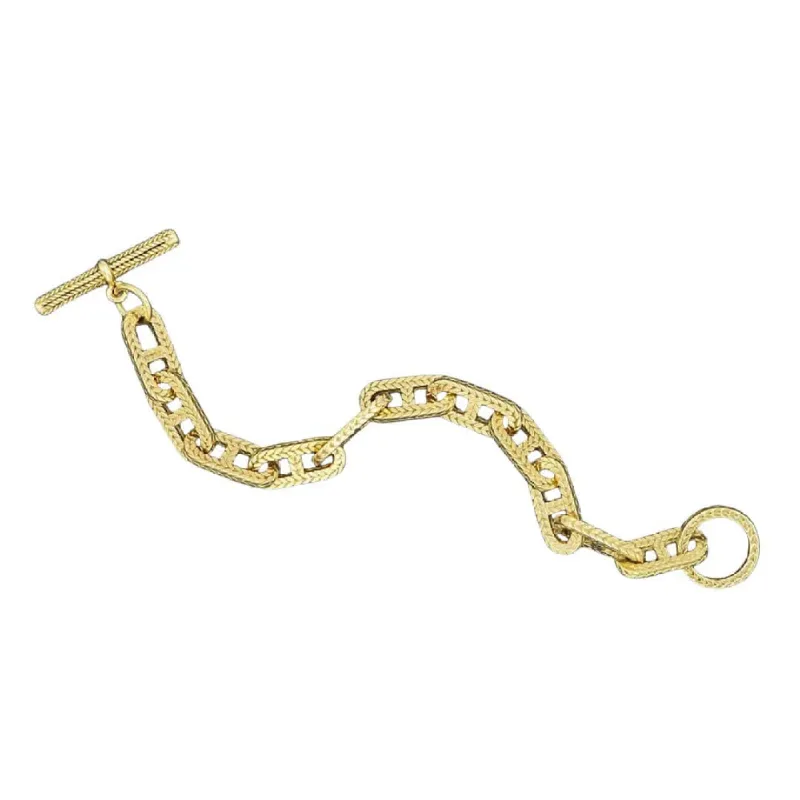 Anchor chain gold bracelet sold by 58 Facettes