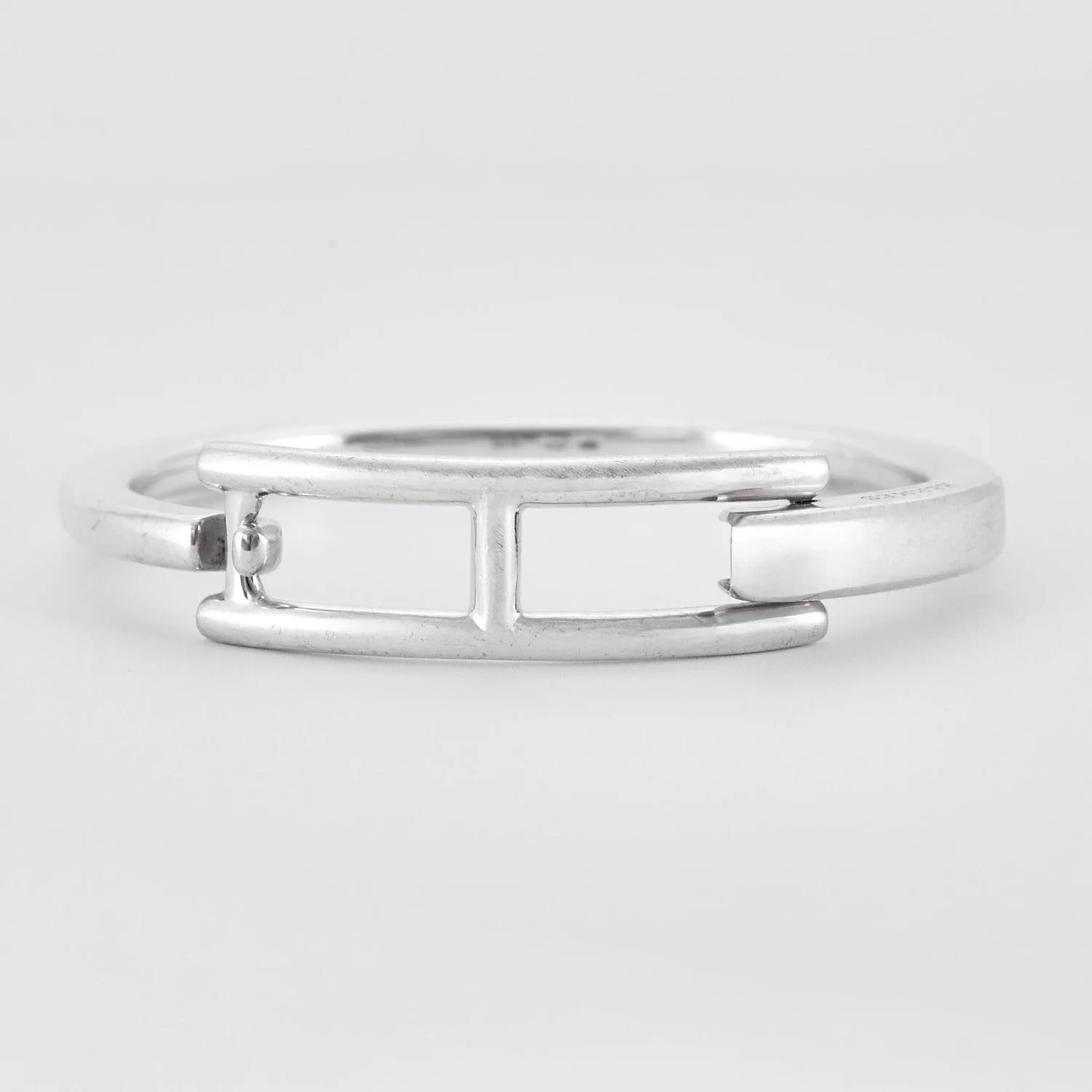 HERMES - Clap - Bracelet en argent sold by 58 Facettes product image thumbnail 4