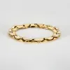 Bracelet 2 ors jaune et or blanc sold by 58 Facettes