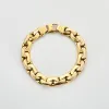 Bracelet 2 ors jaune et or blanc sold by 58 Facettes
