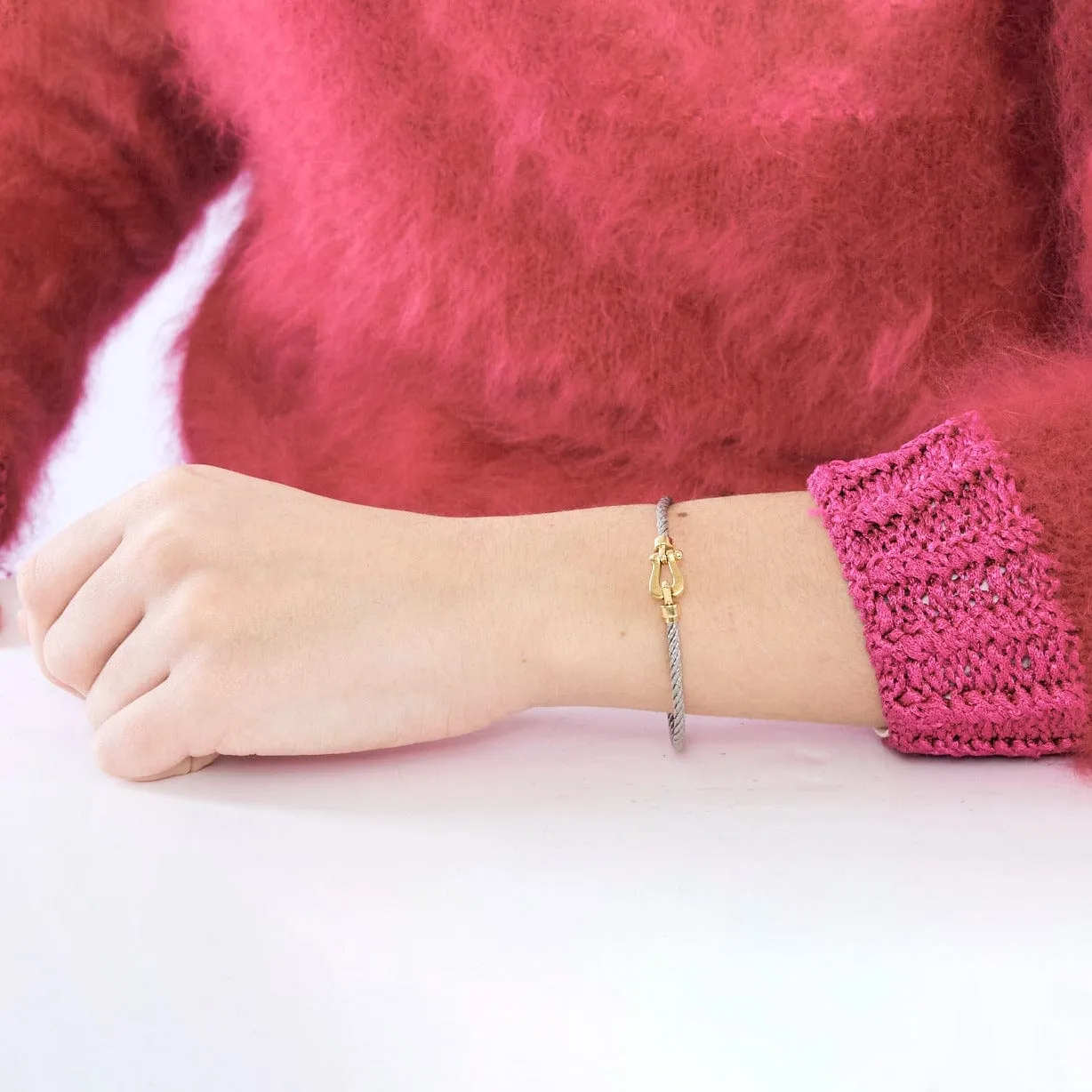 FRED - Force 10 - Bracelet petit modèle or jaune et acier sold by 58 Facettes product image thumbnail 2