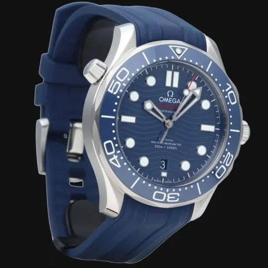 Montre Omega Seamaster Diver 300M 42 mm en céramique bleue sold by 58 Facettes product image thumbnail 5