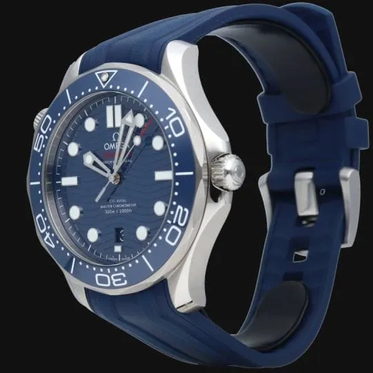 Montre Omega Seamaster Diver 300M 42 mm en céramique bleue sold by 58 Facettes product image thumbnail 3