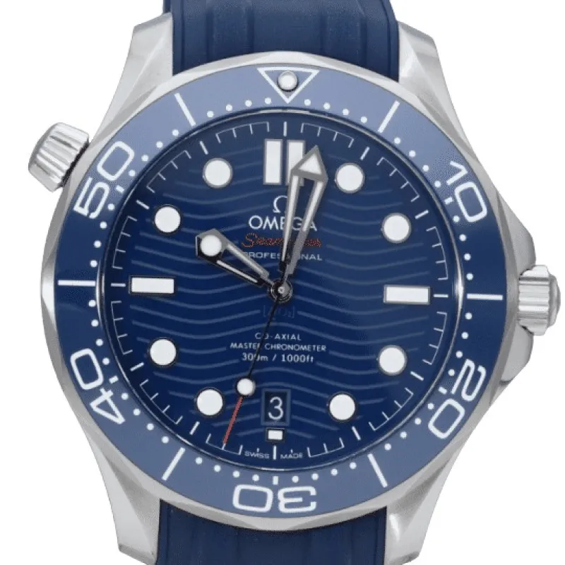 Montre Omega Seamaster Diver 300M 42 mm en céramique bleue sold by 58 Facettes