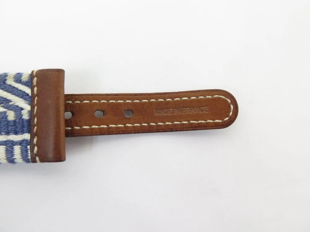 Bracelet HERMES rival caval collier de chien cuir toile barenia rare sold by 58 Facettes product image thumbnail 5