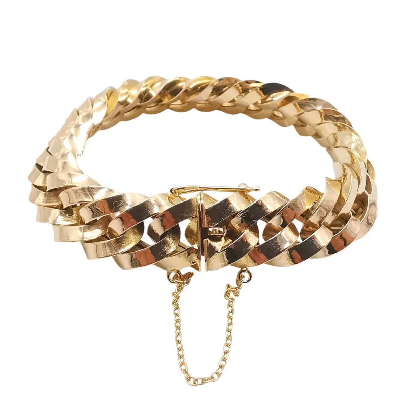Bracelet or jaune maille forçat sold by 58 Facettes