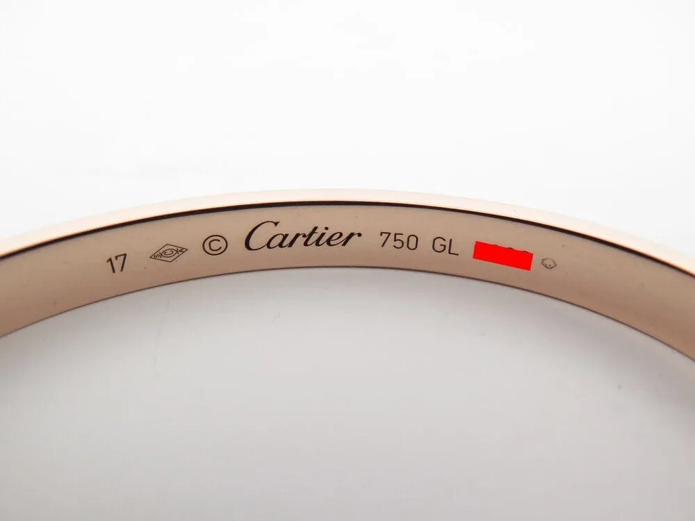 CARTIER - Bracelet Love Or Rose Jonc Ouvert sold by 58 Facettes product image thumbnail 5