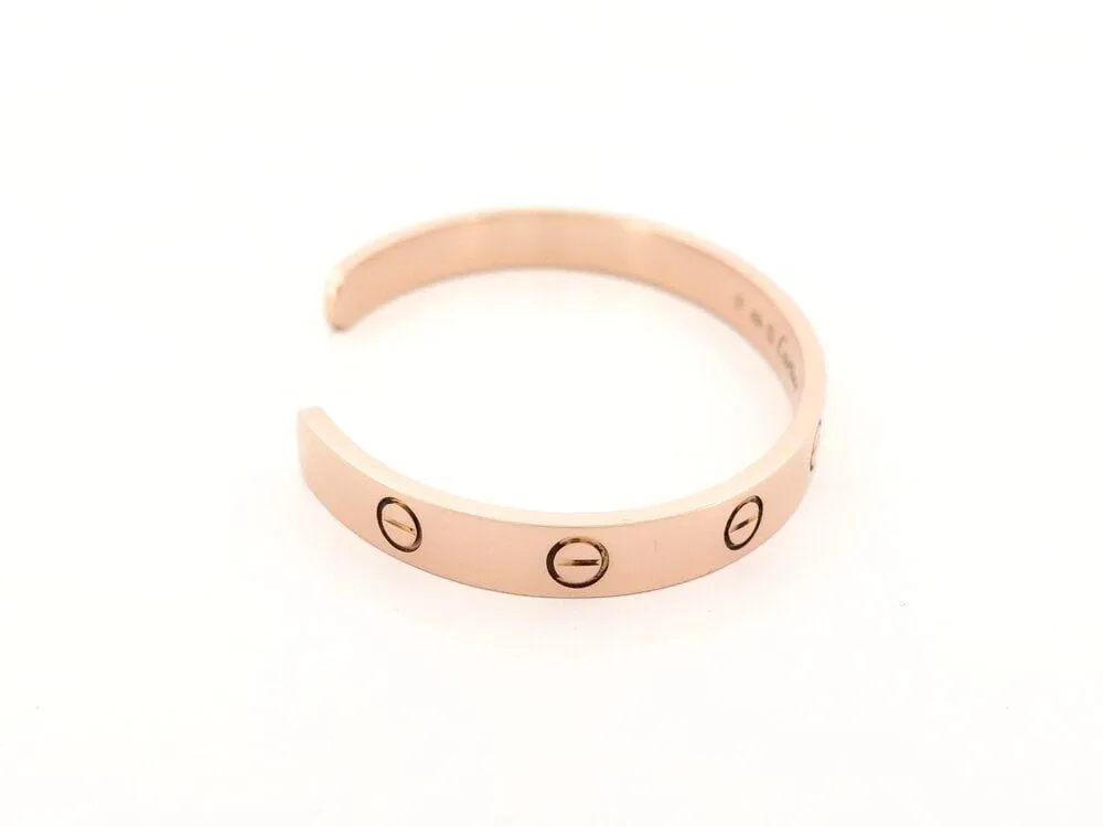 CARTIER - Bracelet Love Or Rose Jonc Ouvert sold by 58 Facettes product image thumbnail 3