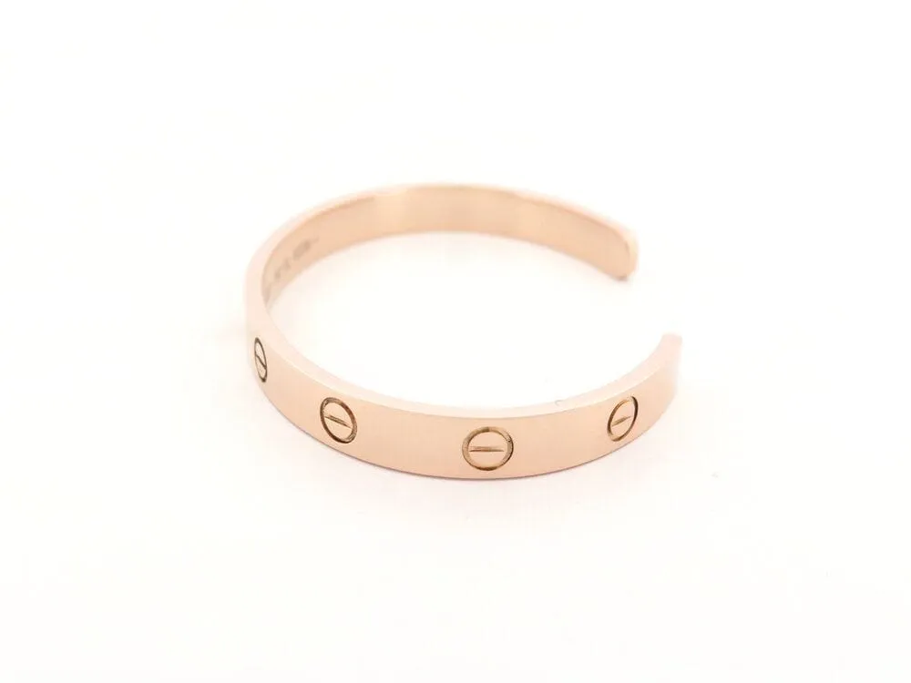 CARTIER - Bracelet Love Or Rose Jonc Ouvert sold by 58 Facettes product image thumbnail 2