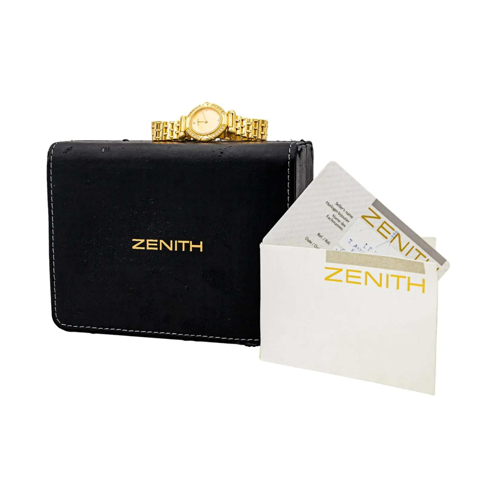 Zenith Montre Or jaune Diamant sold by 58 Facettes product image thumbnail 3