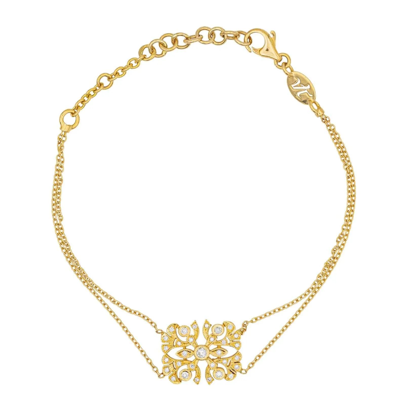 Bracelet Or jaune Diamant sold by 58 Facettes