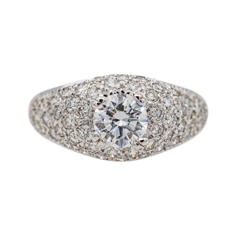 Bague Bandeau Or blanc Diamant sold by 58 Facettes