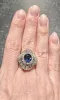 Bague Jupe avec saphir et diamants en baguette et brillant sold by 58 Facettes