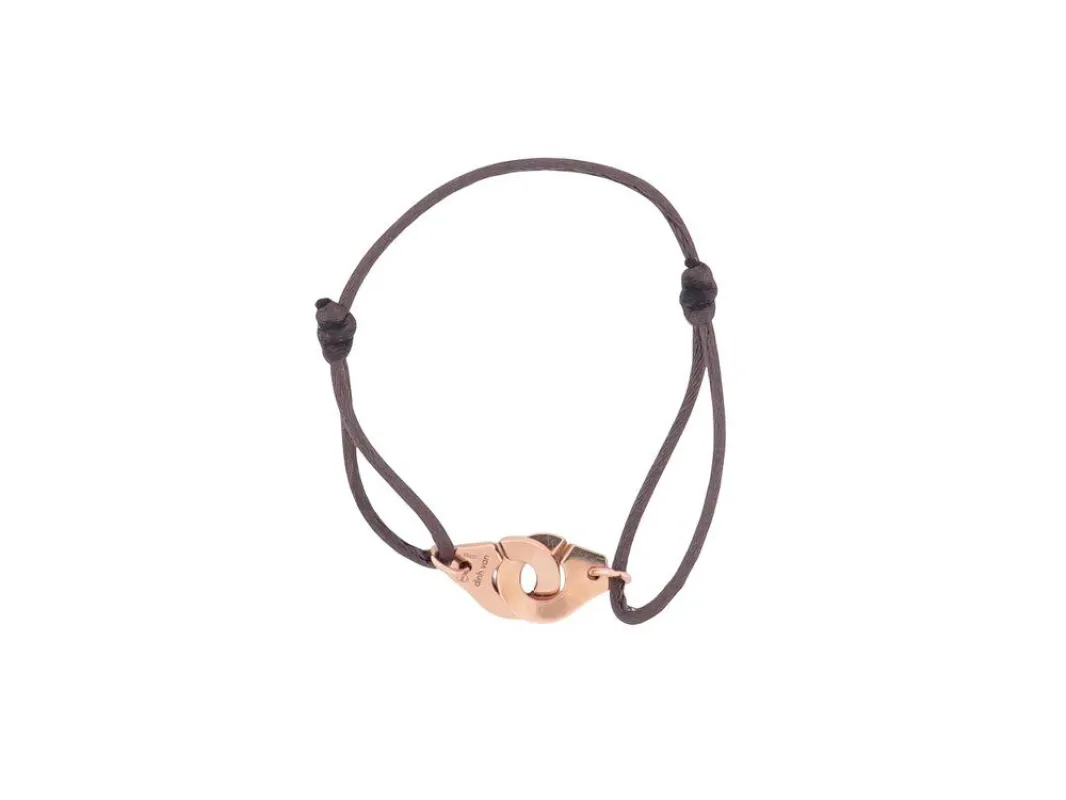 bracelet DINH VAN cordon menottes r12 14-26 or rose 18k sold by 58 Facettes