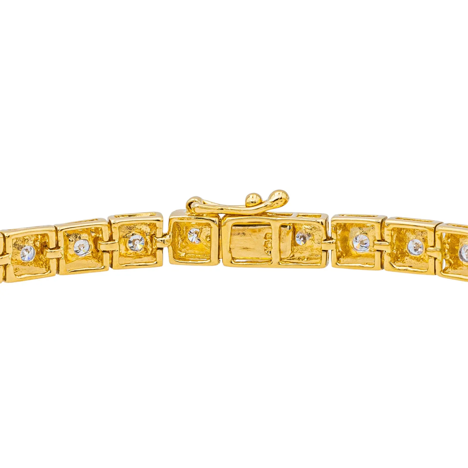 Bracelet Rivière Or jaune, Or blanc Diamant sold by 58 Facettes product image thumbnail 5