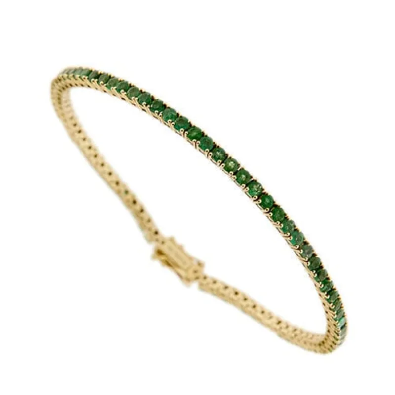 Bracelet tennis avec émeraudes sold by 58 Facettes
