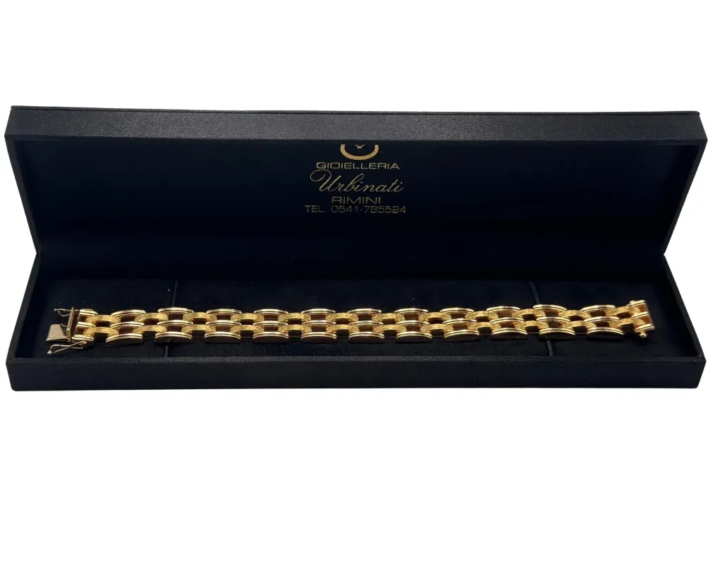 Bracelet vintage en or jaune 18 carats sold by 58 Facettes