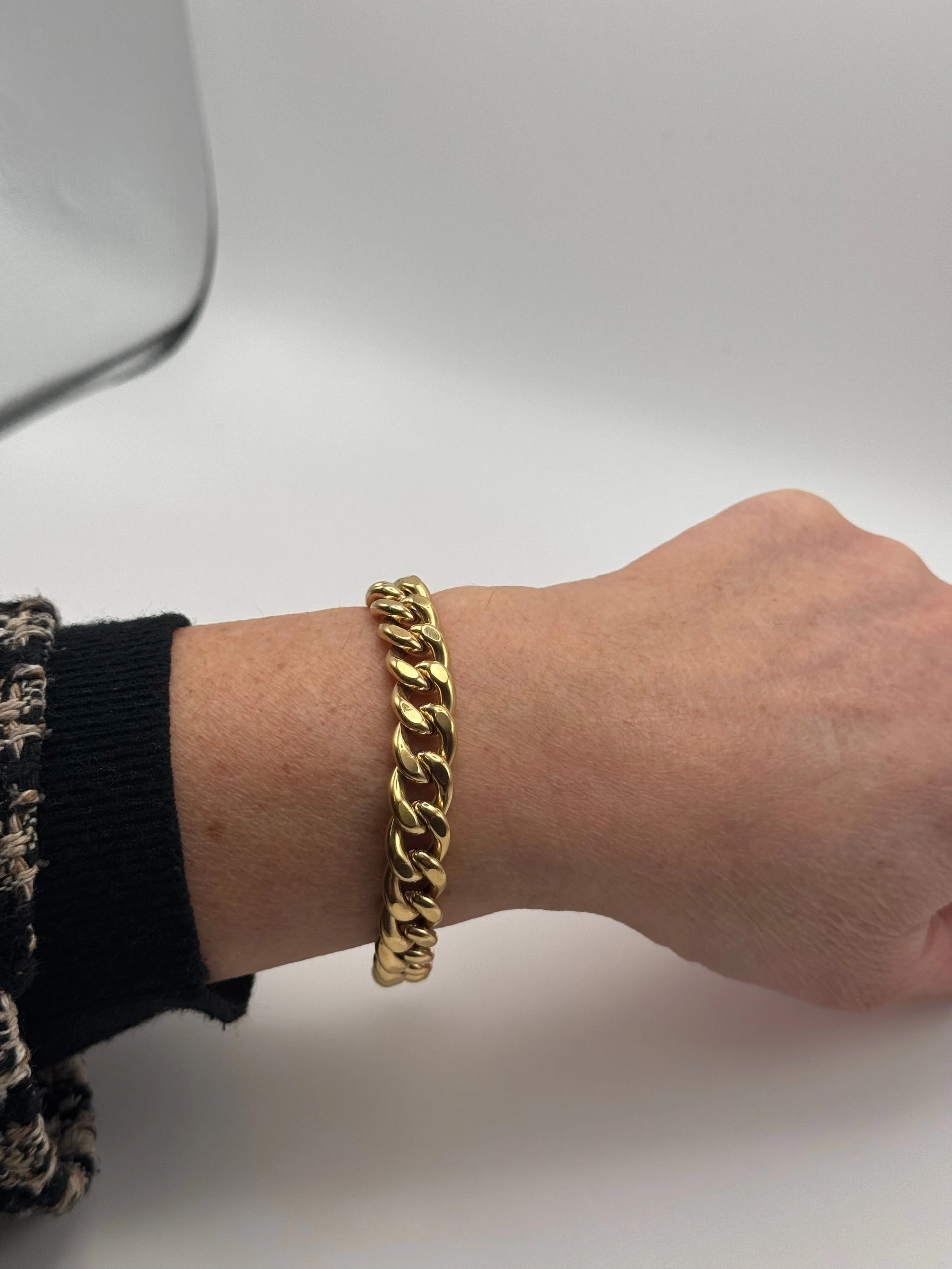 Bracelet vintage en or jaune 18 carats sold by 58 Facettes product image thumbnail 2