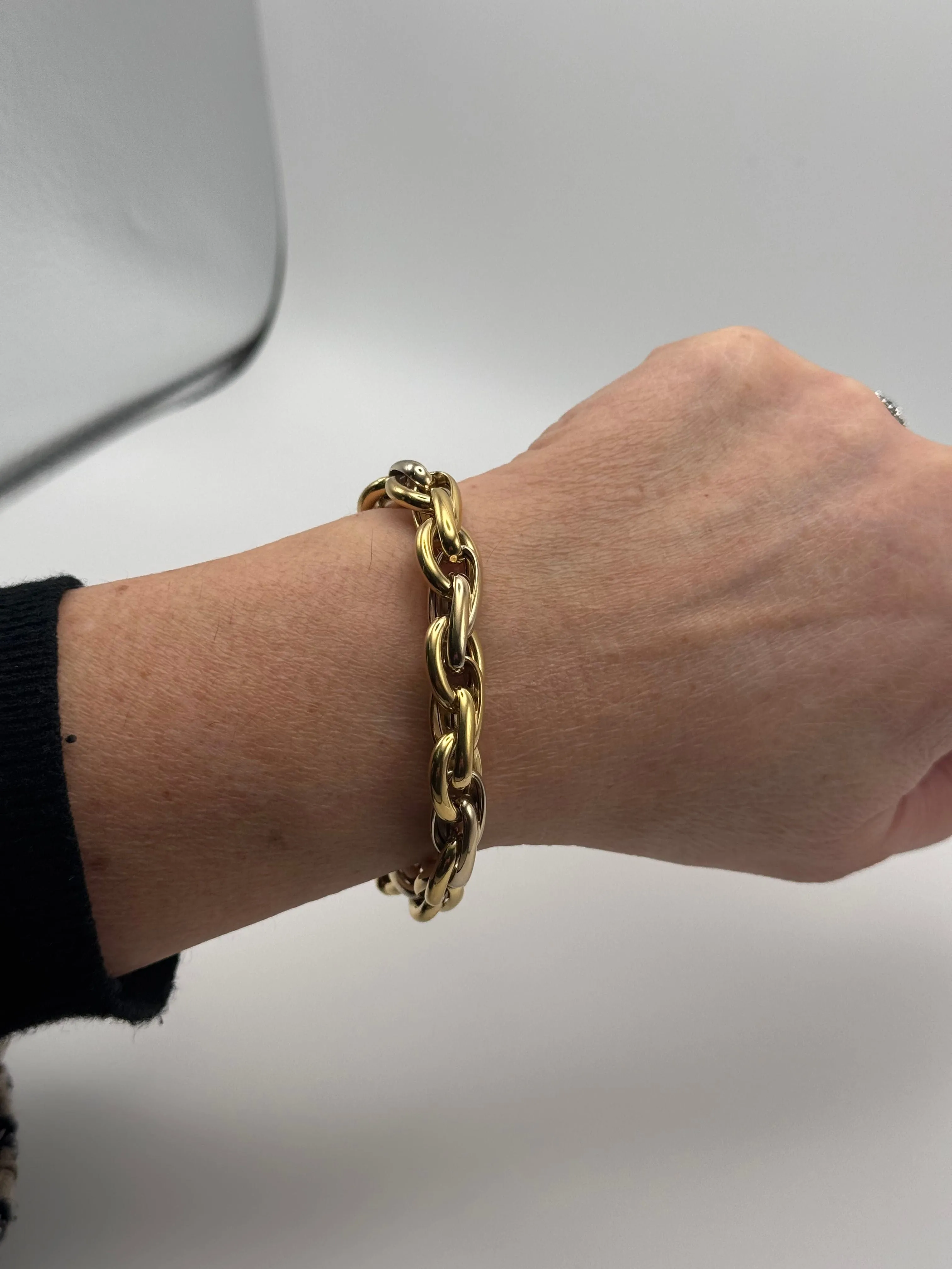 Bracelet vintage en or 18 carats sold by 58 Facettes product image thumbnail 2