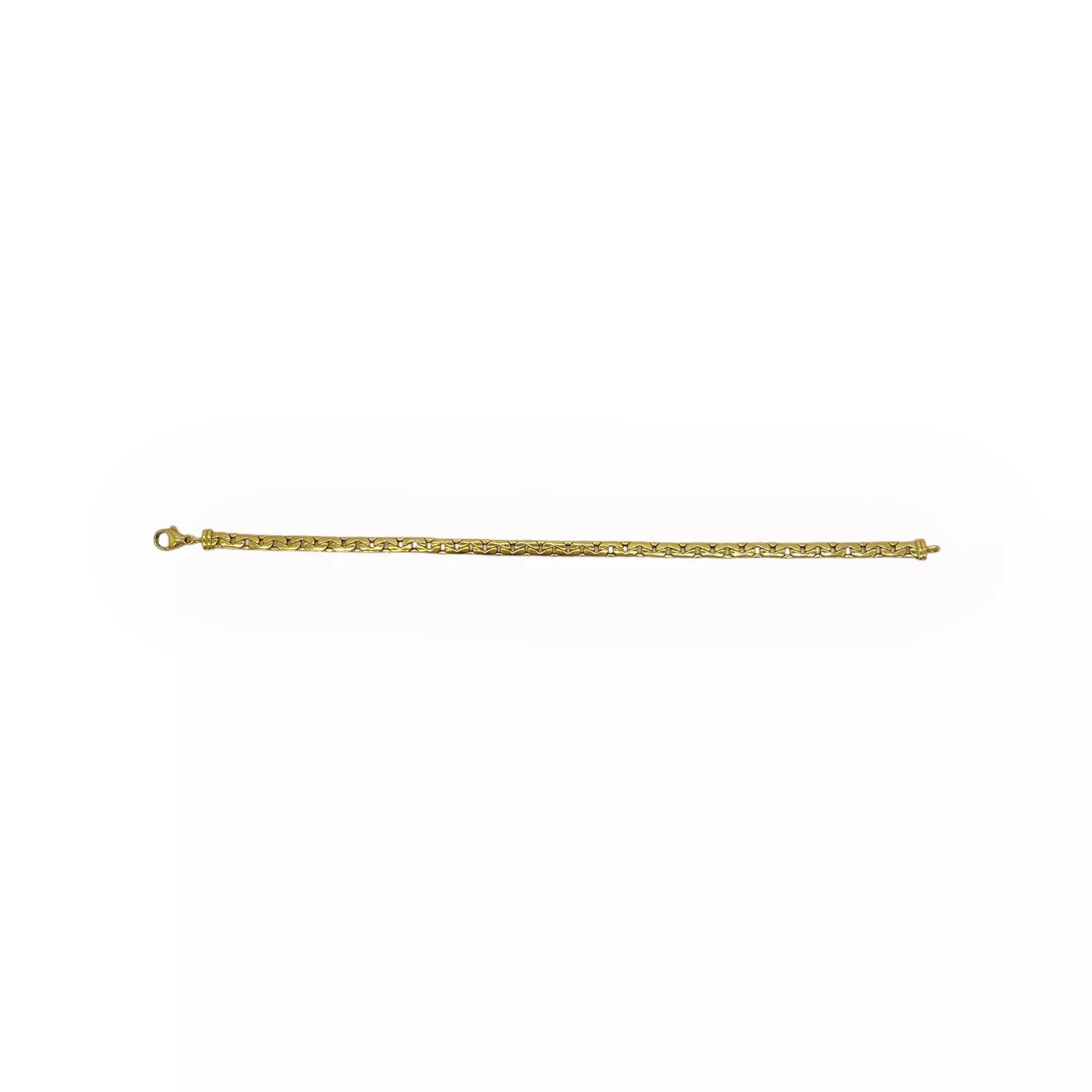 Bracelet or jaune maille haricot sold by 58 Facettes product image thumbnail 5