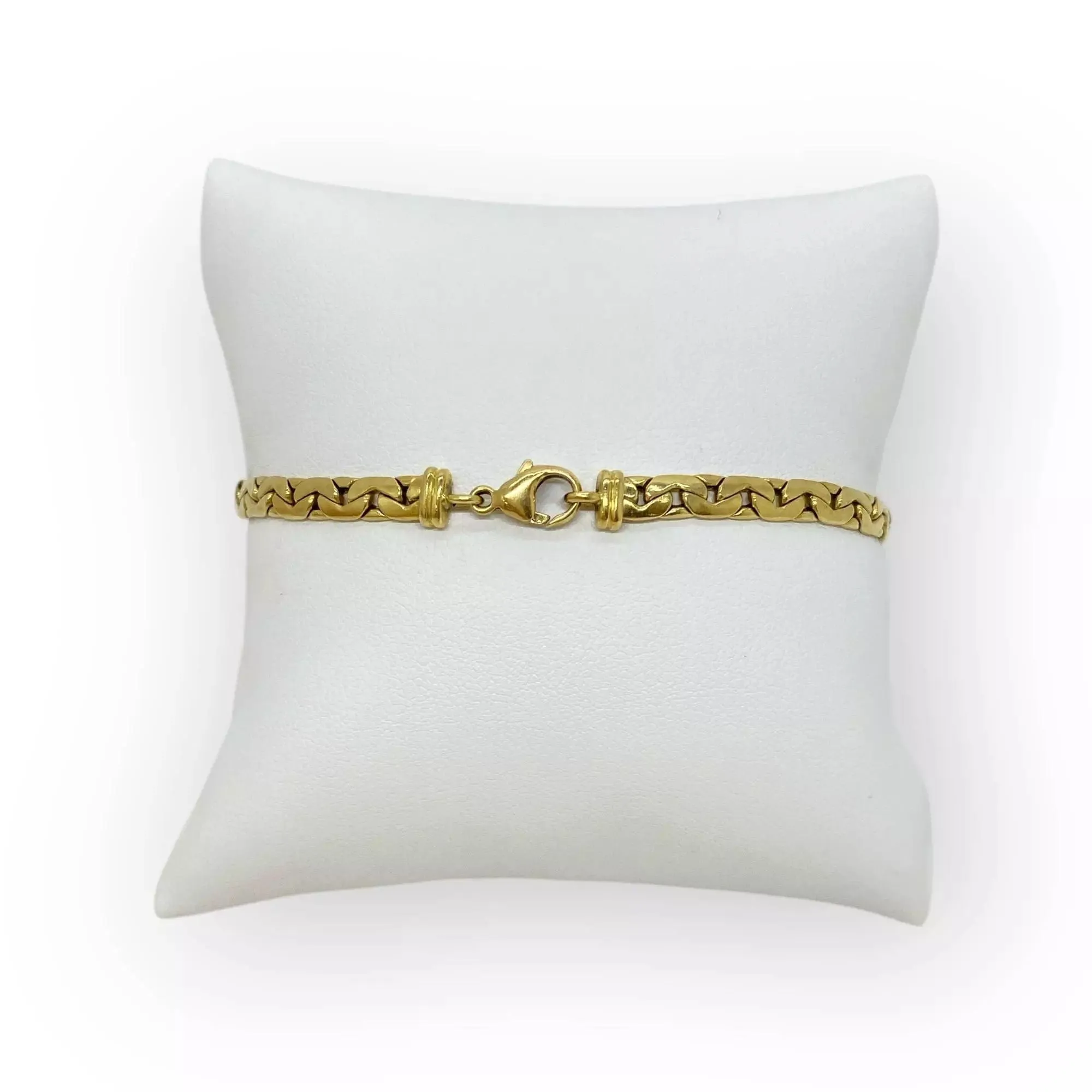 Bracelet or jaune maille haricot sold by 58 Facettes product image thumbnail 4