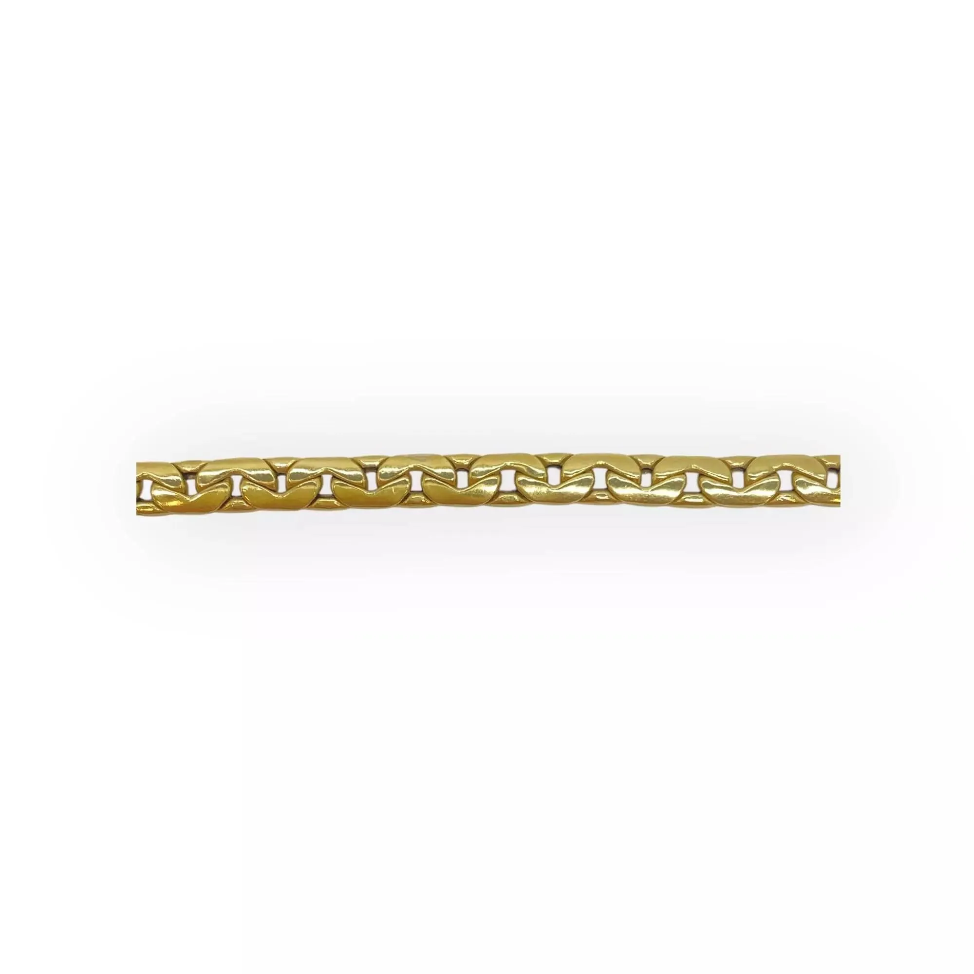 Bracelet or jaune maille haricot sold by 58 Facettes