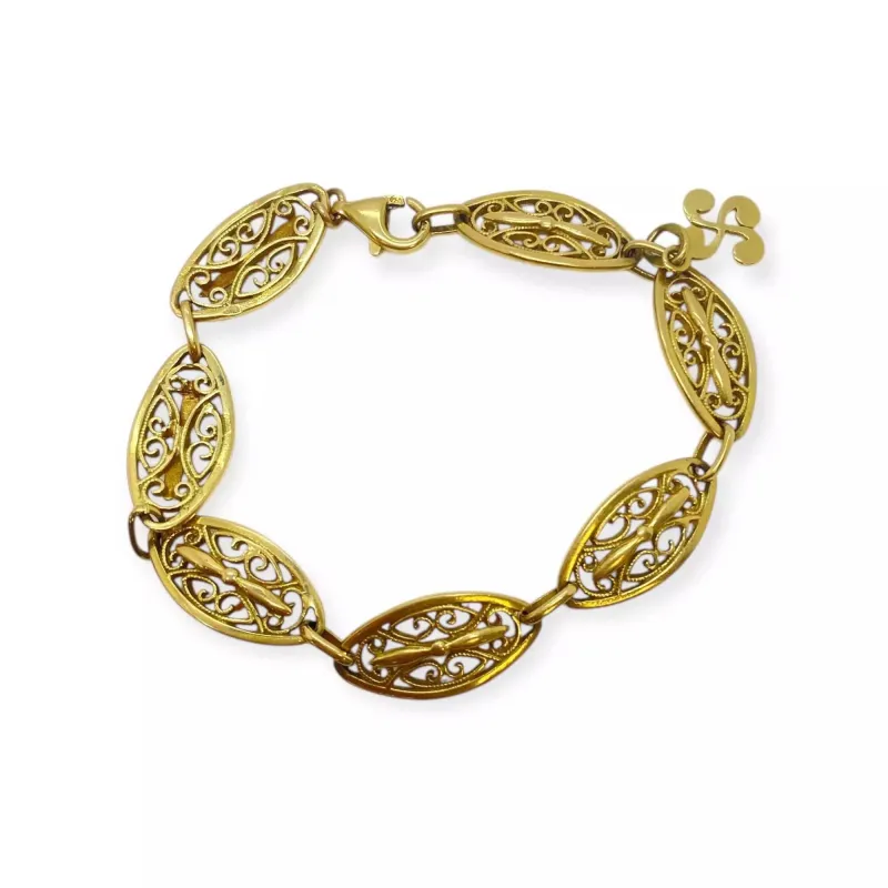 Bracelet filigrane or jaune sold by 58 Facettes