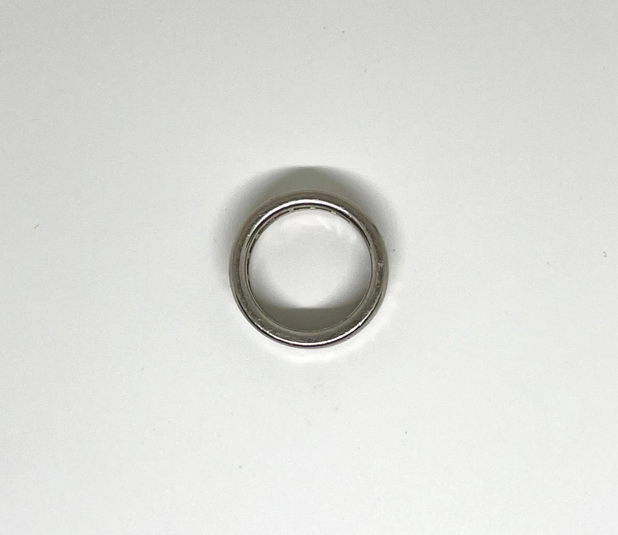 Bague or gris, alliance diamants tour complet sold by 58 Facettes product image thumbnail 2