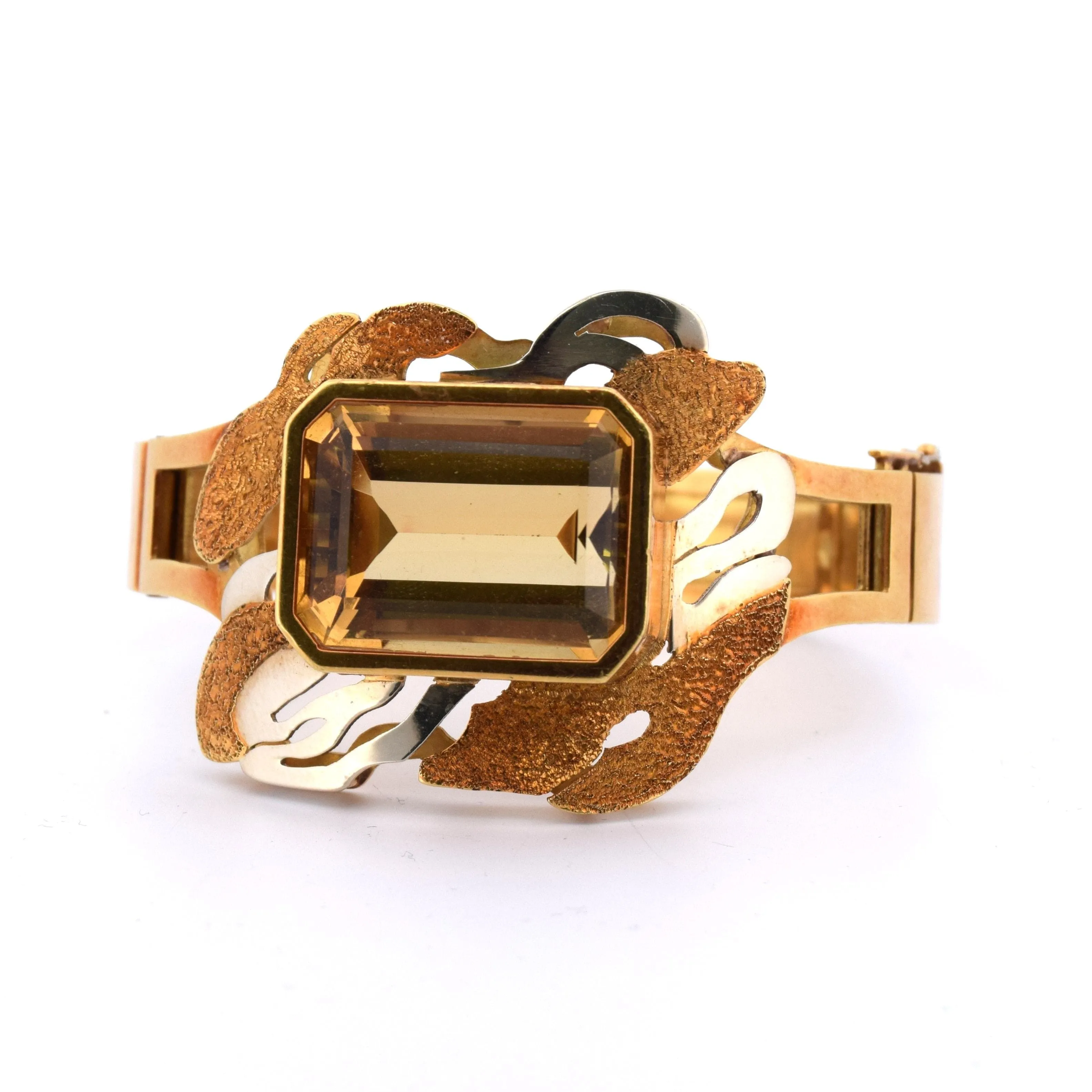 Bracelet en or jaune et citrine des années 80 sold by 58 Facettes product image thumbnail 4