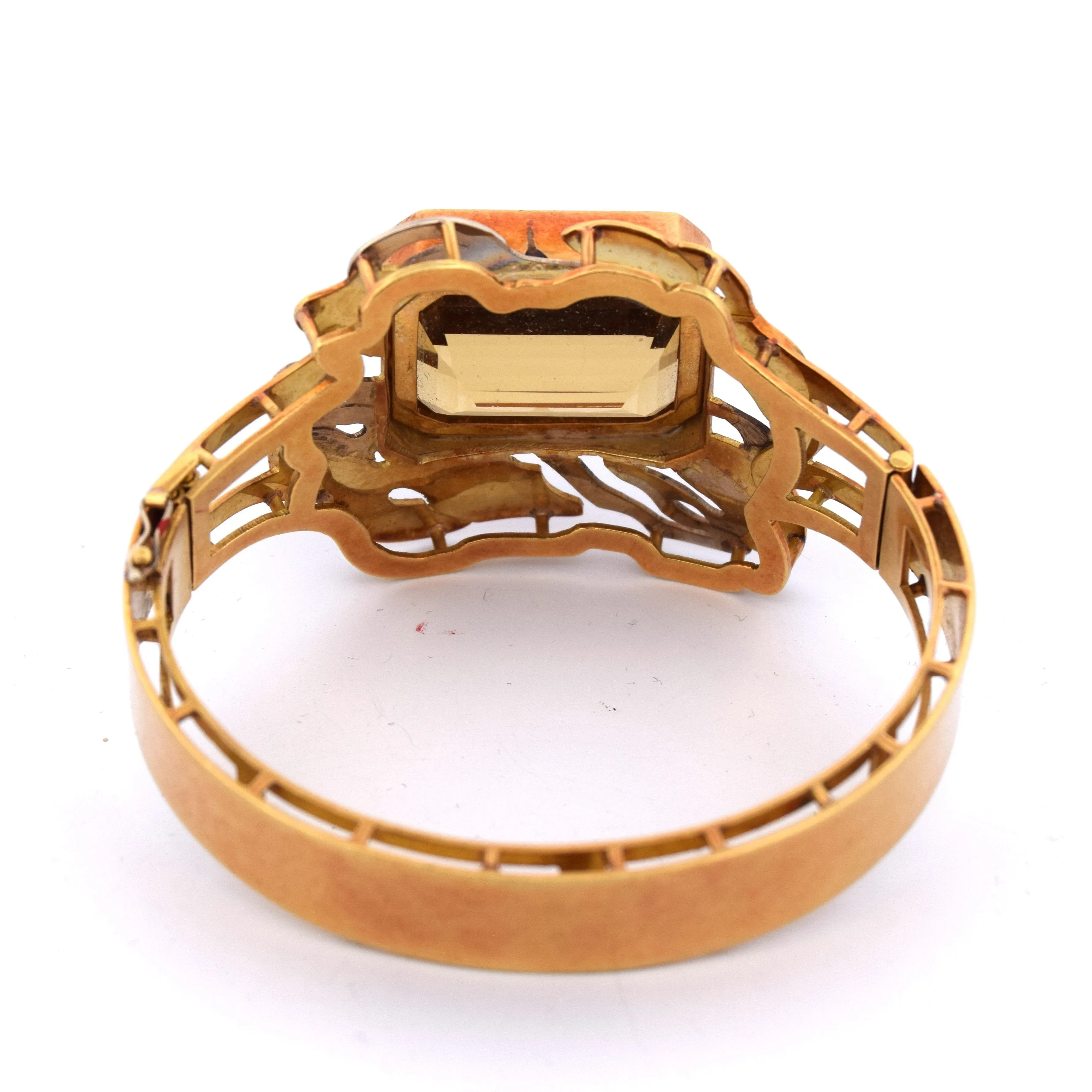 Bracelet en or jaune et citrine des années 80 sold by 58 Facettes product image thumbnail 5