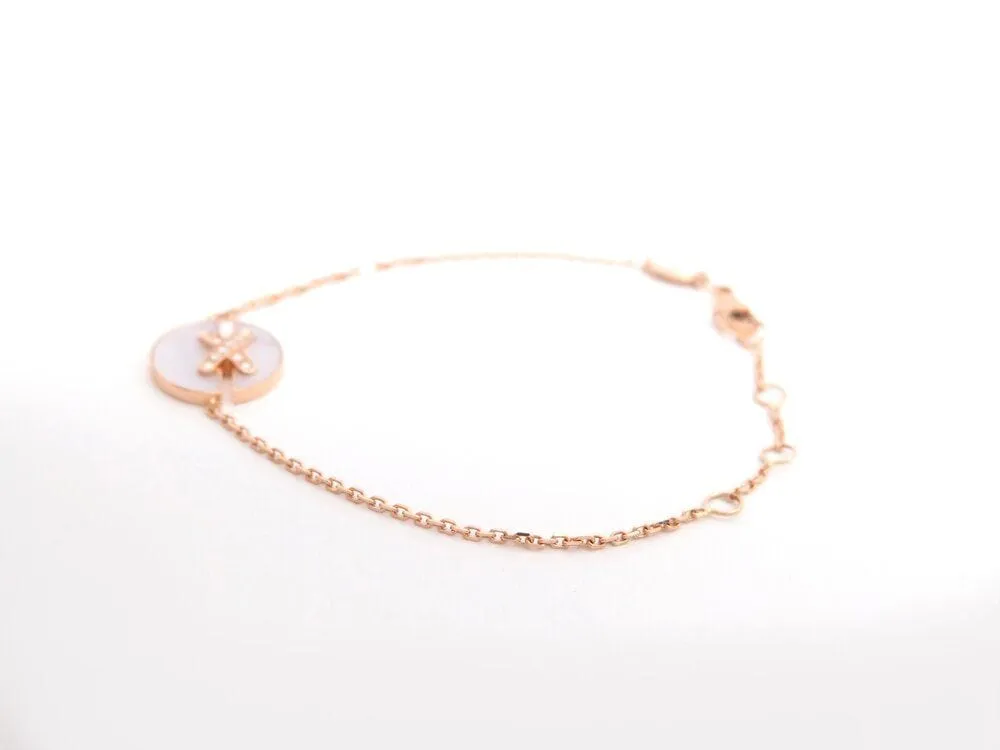 bracelet CHAUMET jeux de liens harmony 084231 diamants or rose 18k sold by 58 Facettes product image thumbnail 3