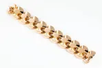 Bracelet tank or jaune sold by 58 Facettes