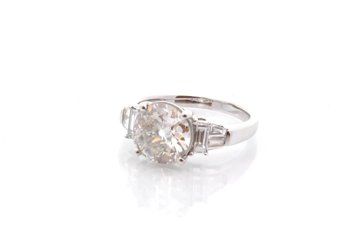 Bague diamant de 2,66cts J / P1 en or 18k sold by 58 Facettes