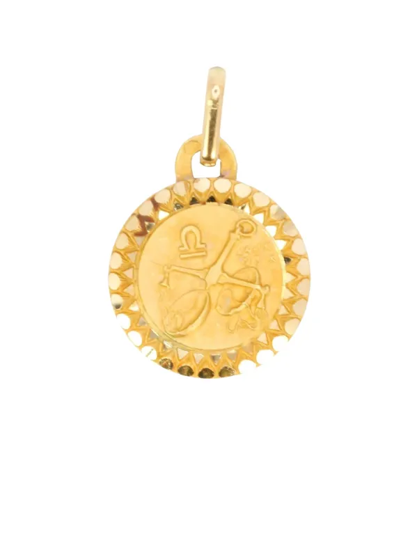 PERROUD Pendentif vintage signe du zodiaque Balance or jaune sold by 58 Facettes