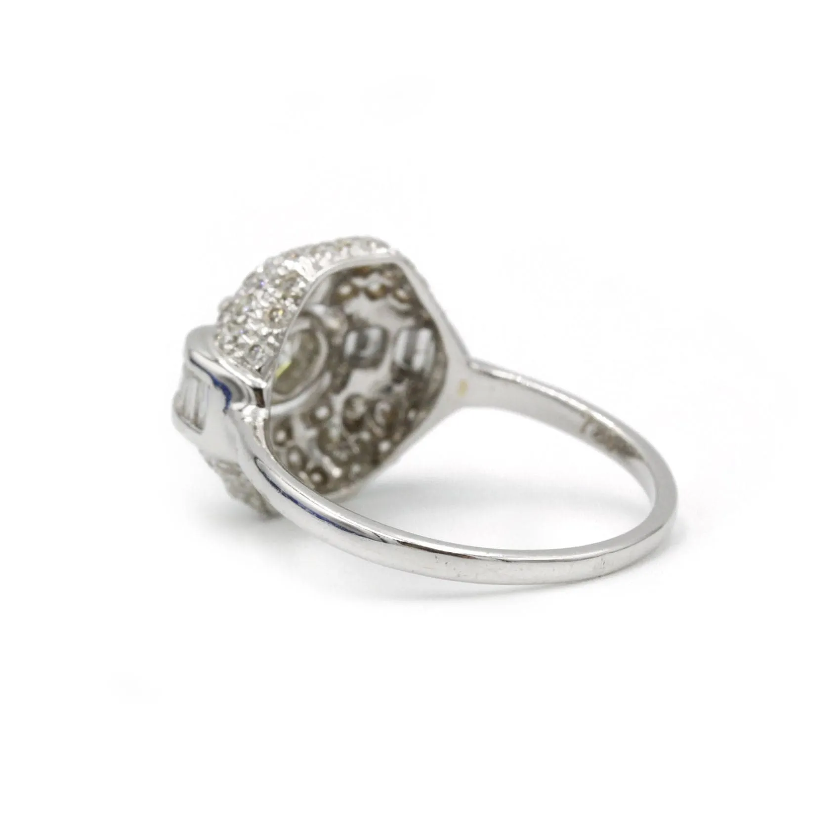 Bague - Or blanc et diamants sold by 58 Facettes product image thumbnail 4