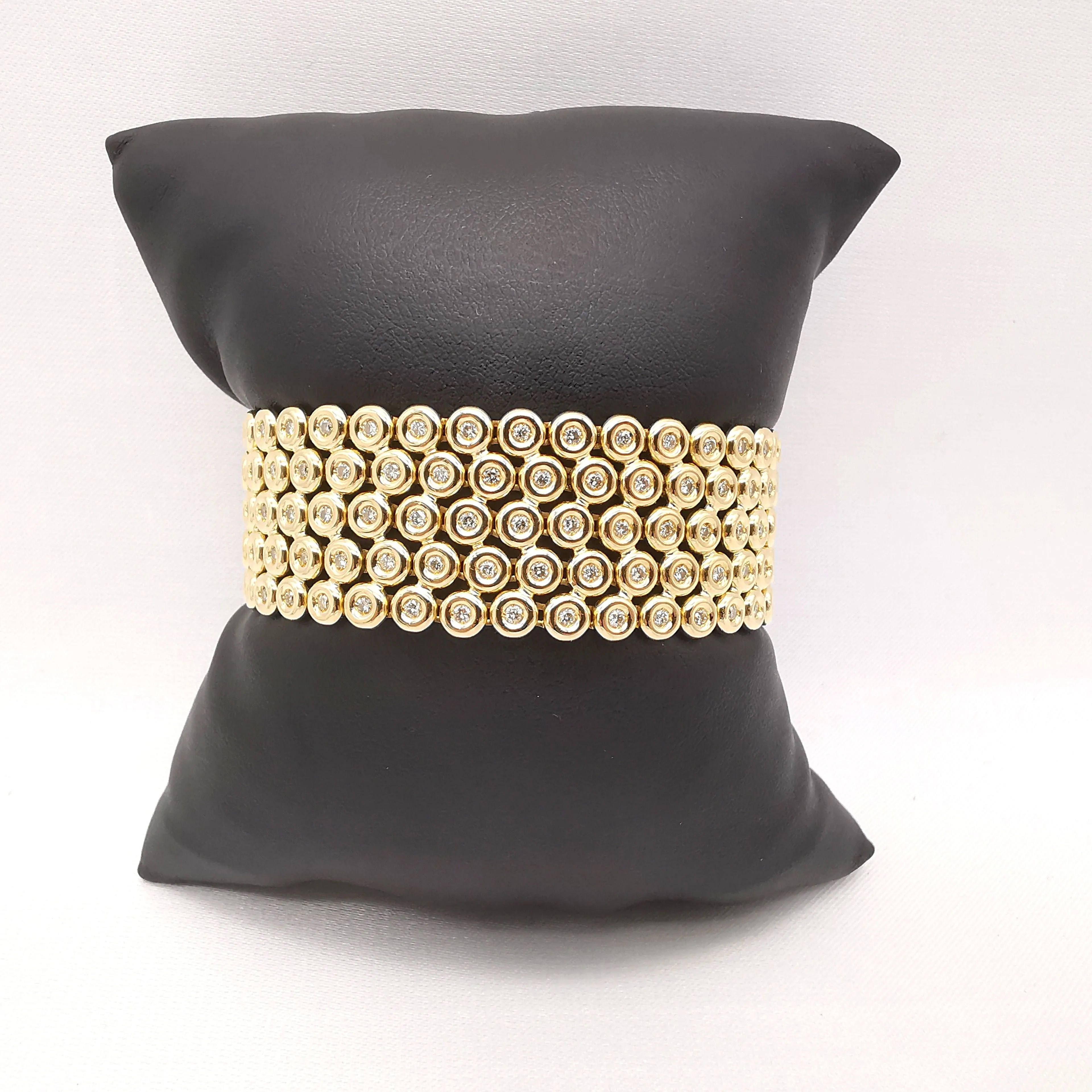 Bracelet or jaune et diamants sold by 58 Facettes product image thumbnail 3