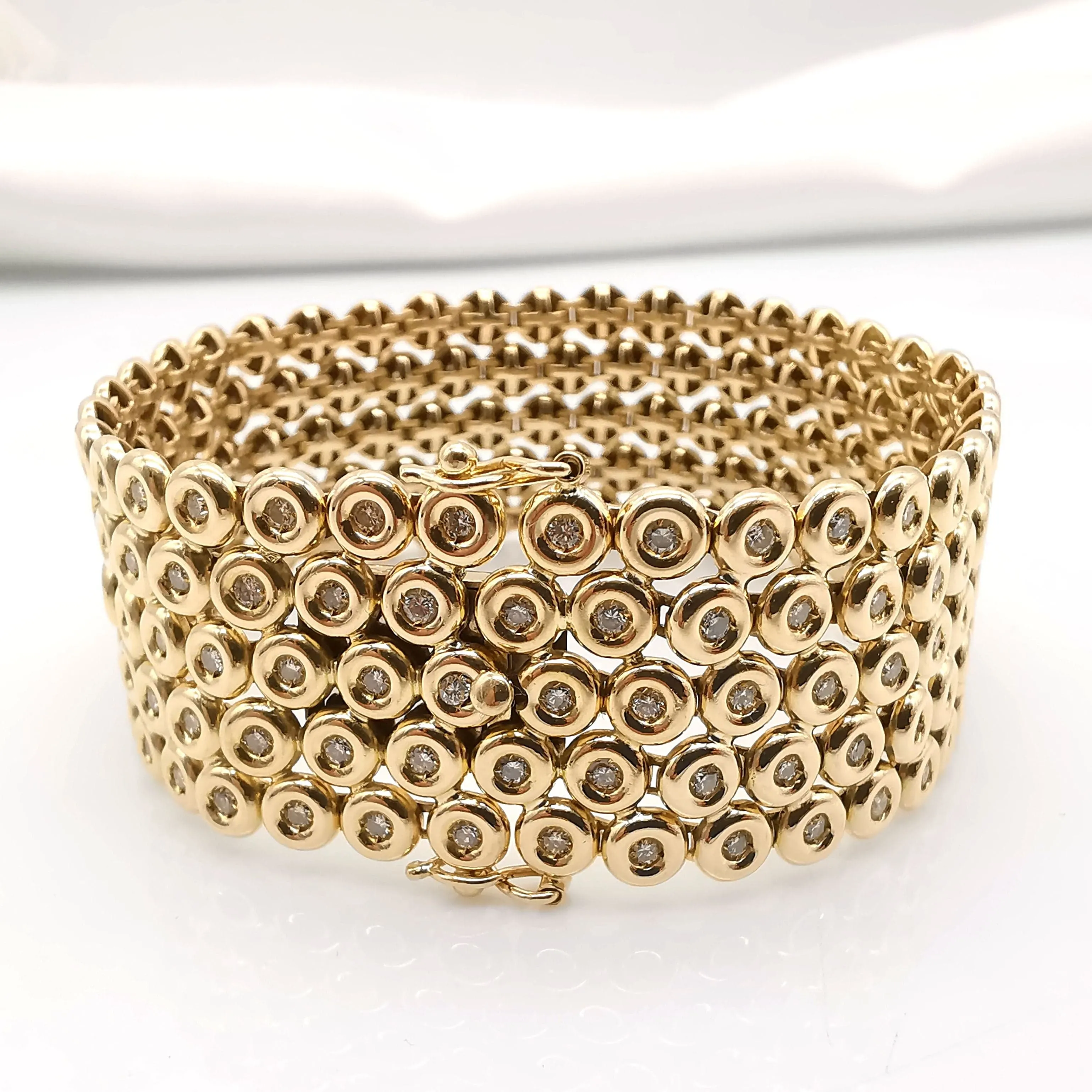 Bracelet or jaune et diamants sold by 58 Facettes product image thumbnail 4