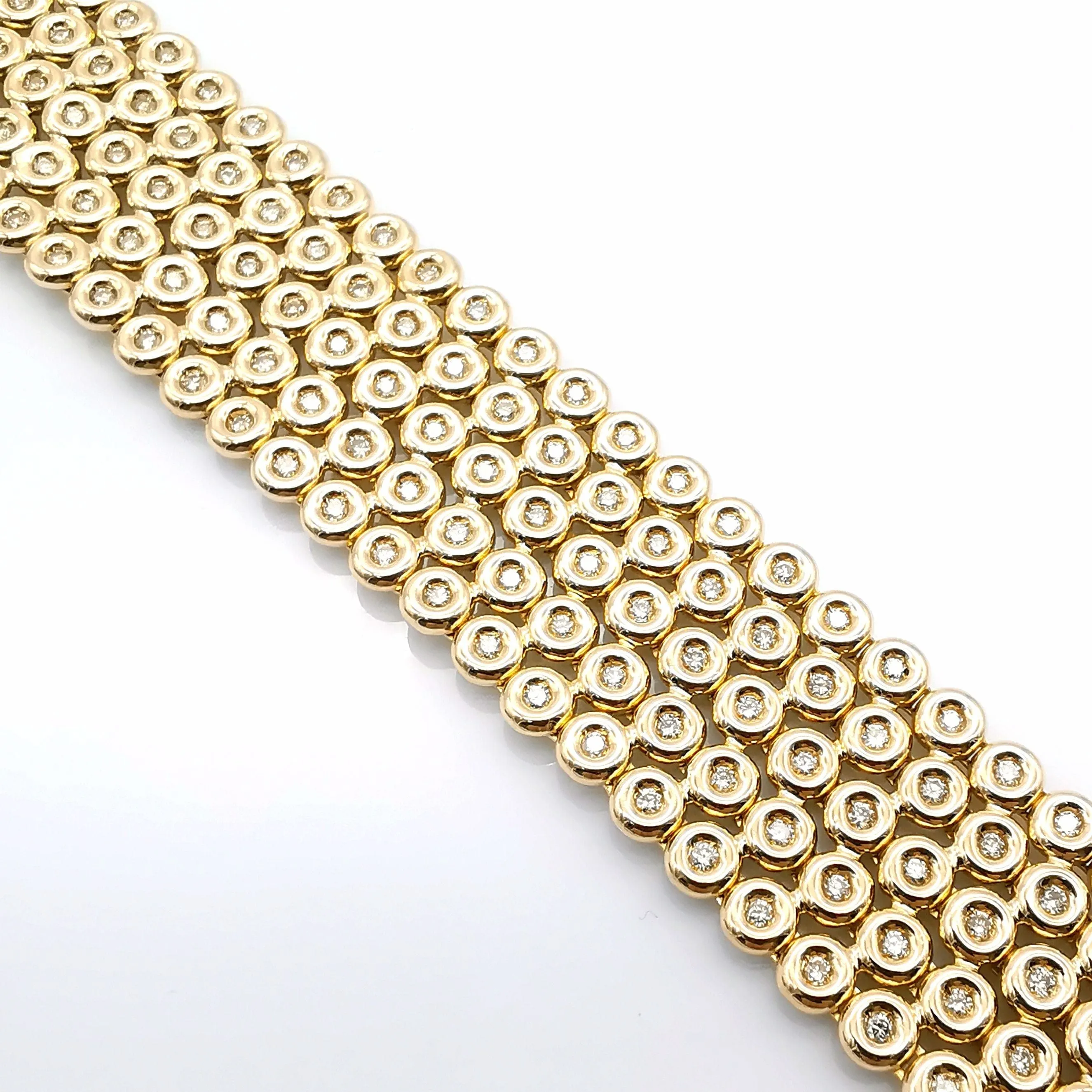 Bracelet or jaune et diamants sold by 58 Facettes product image thumbnail 5