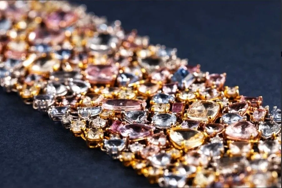 Bracelet dentelle serti de saphirs sold by 58 Facettes product image thumbnail 2