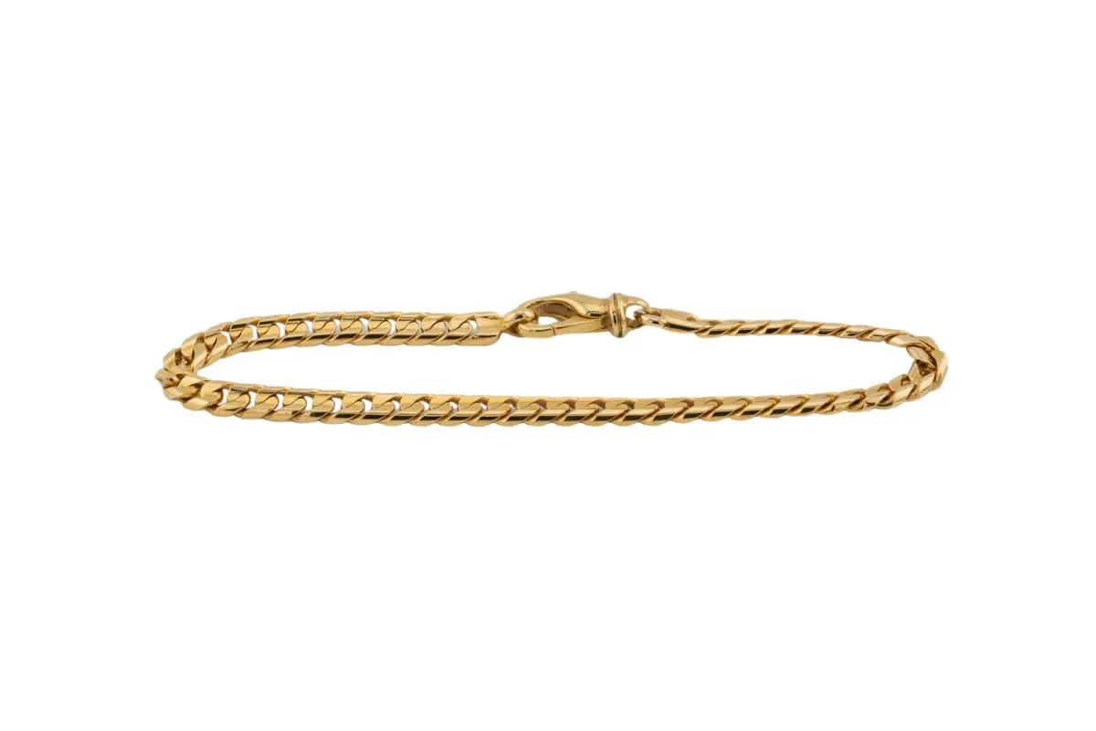 Bracelet en or jaune à maille cubaine sold by 58 Facettes