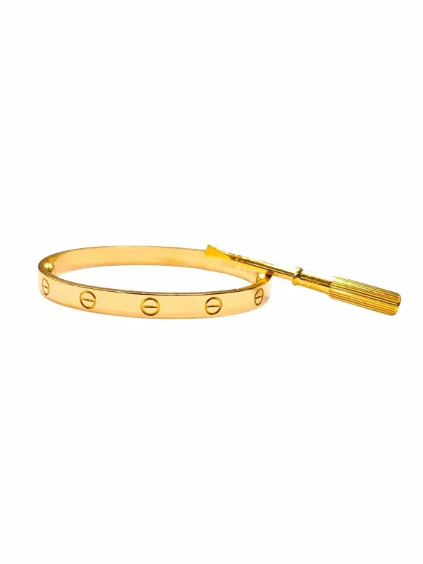 CARTIER - Bracelet Love en or jaune taille 17 sold by 58 Facettes