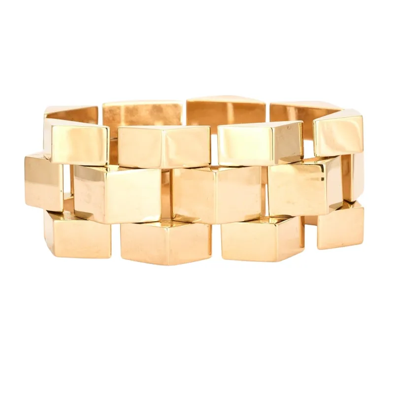 Bracelet Tank années 40 en or jaune sold by 58 Facettes