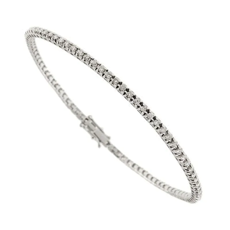 Bracelet tennis avec diamant de 1,22 ct sold by 58 Facettes