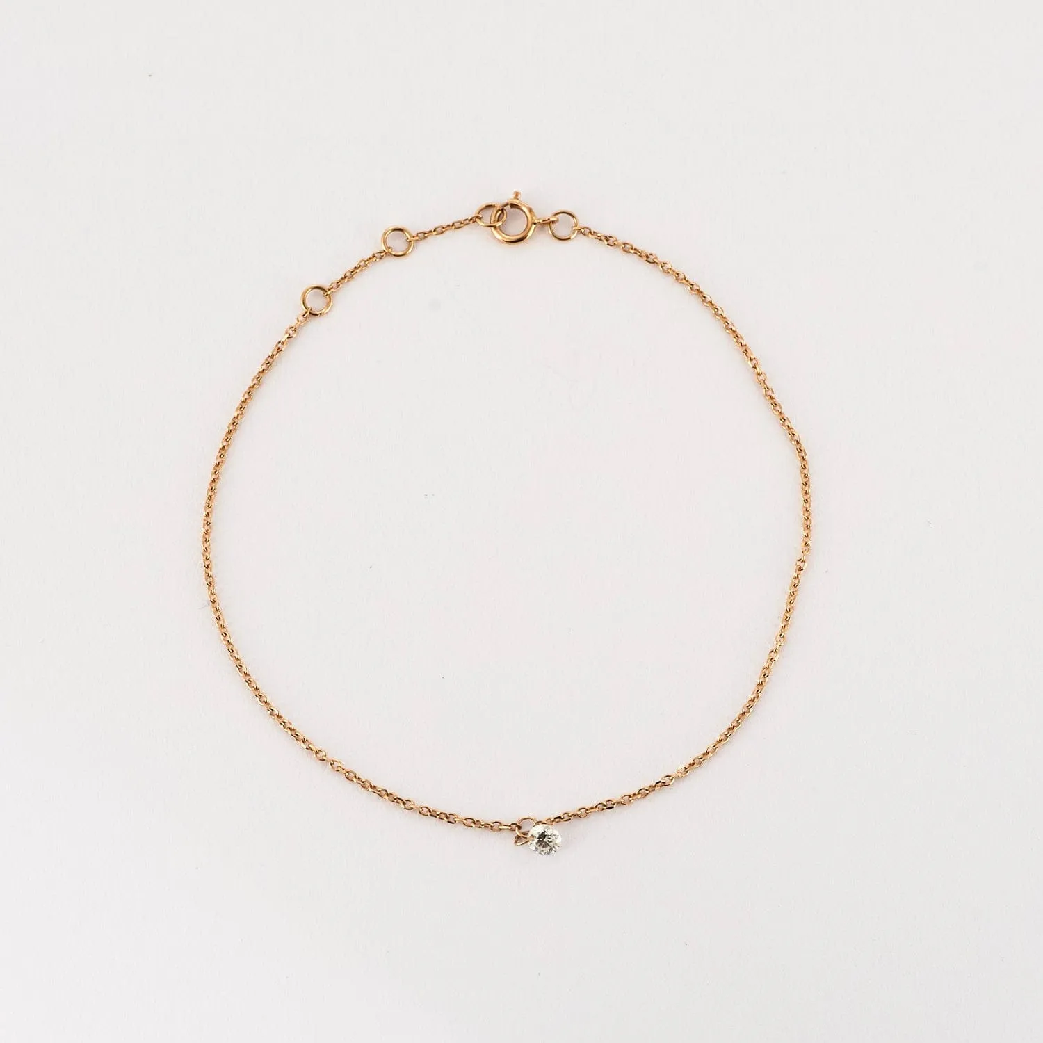 BRACELET OU DIAMANT ROSE 0,10ct sold by 58 Facettes product image thumbnail 5