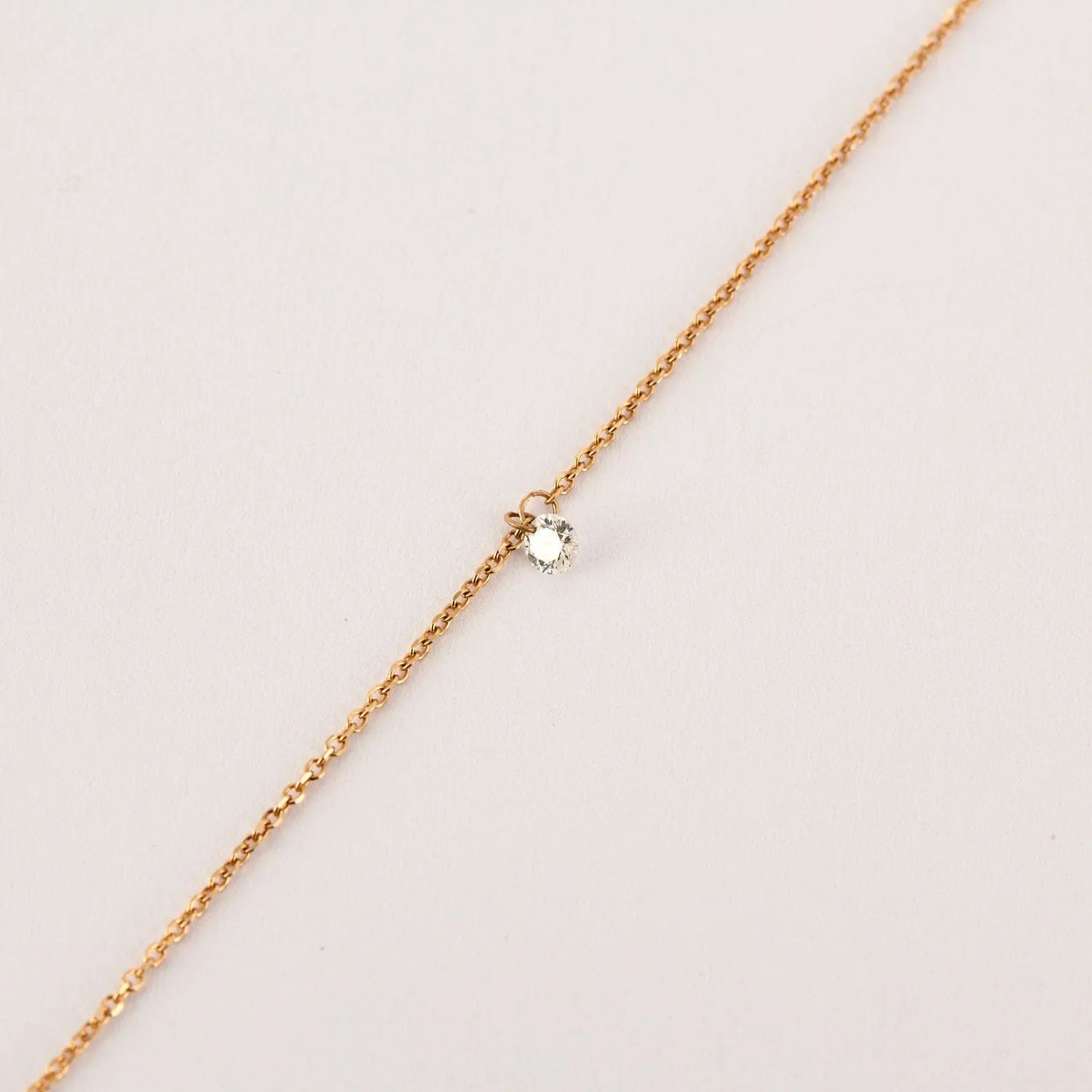 BRACELET OU DIAMANT ROSE 0,10ct sold by 58 Facettes product image thumbnail 4