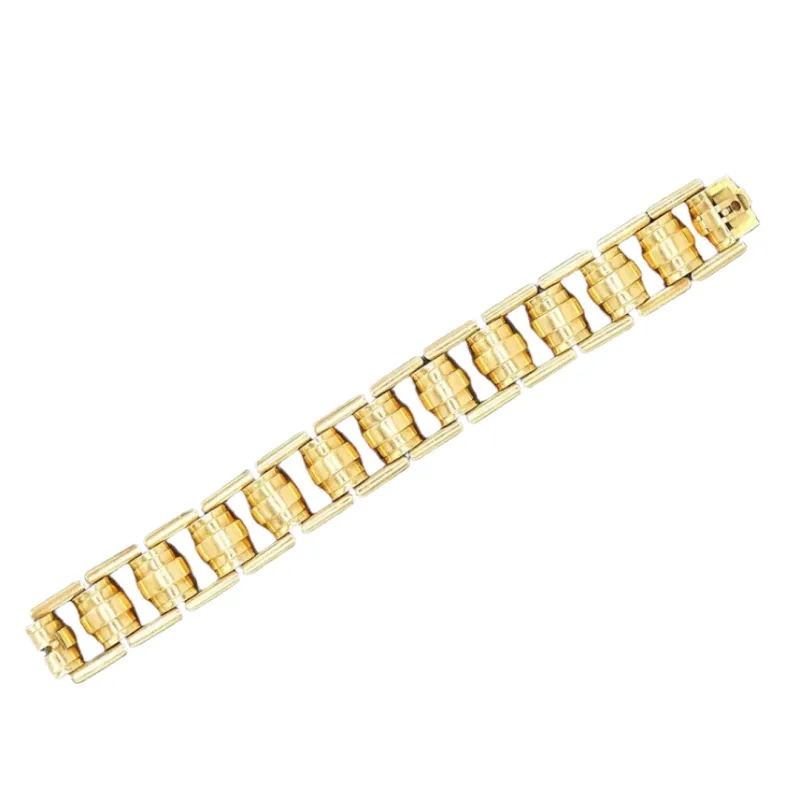 Bracelet Tank en or jaune sold by 58 Facettes