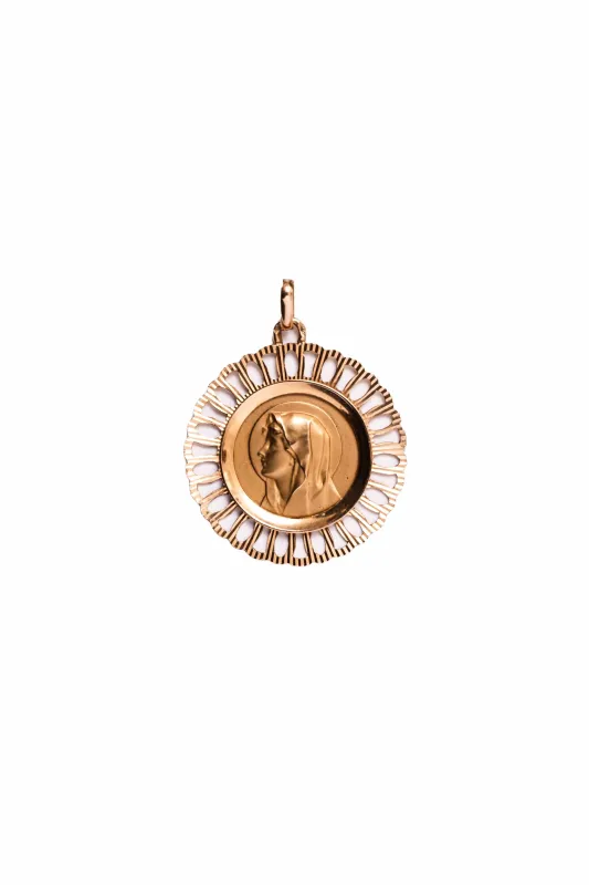 Médaille de la Sainte Vierge Marie en or jaune sold by 58 Facettes