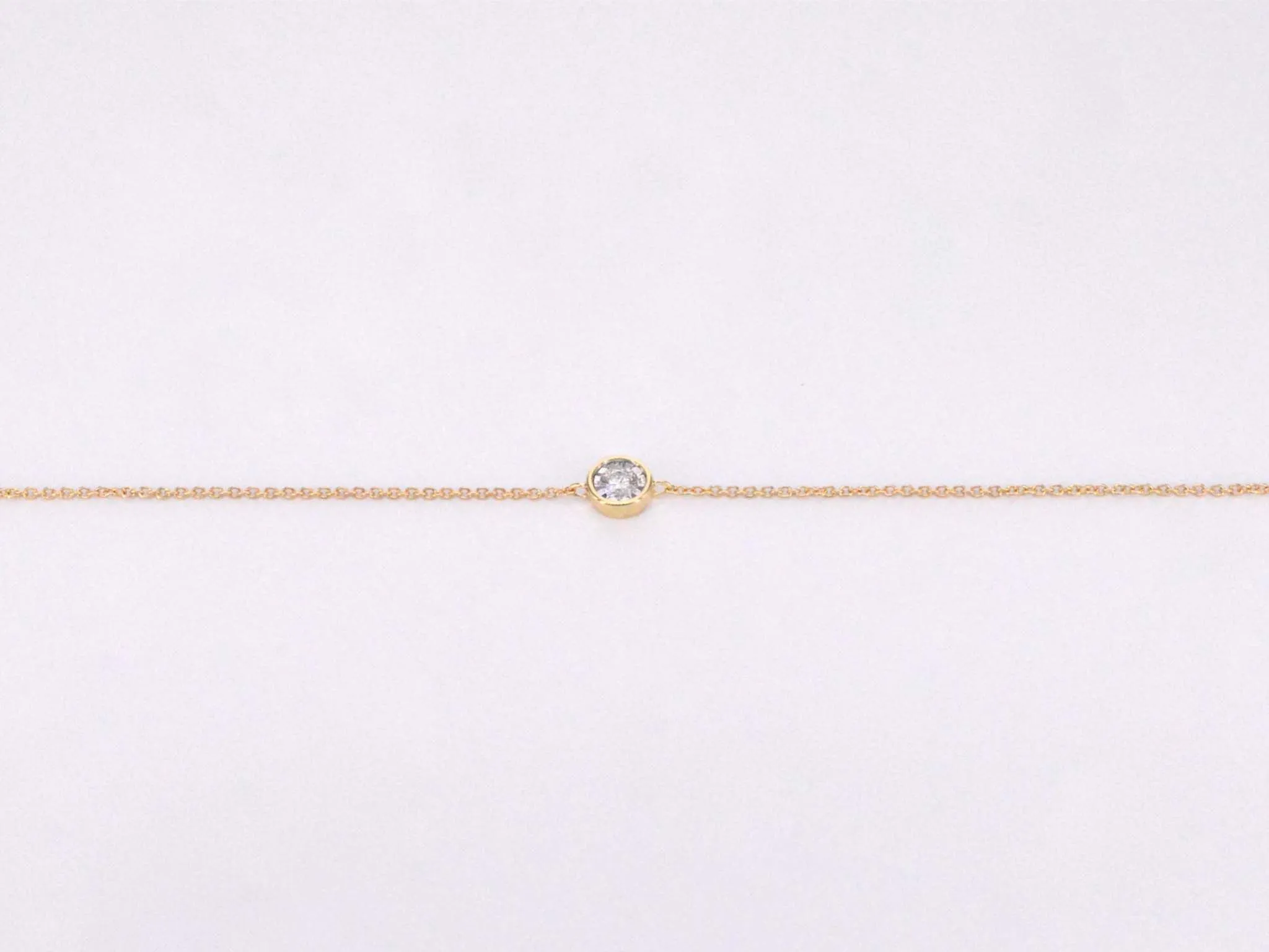 Bracelet en or rose avec diamant de 0,10 carat sold by 58 Facettes product image thumbnail 4